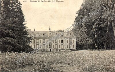 Carte postale ancienne Chateau de Barjouville — Barjouville (Eure-et-Loir)