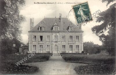 Carte postale ancienne Chateau des Linieres — La Bazoche-Gouet (Eure-et-Loir)