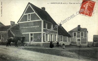 Carte postale ancienne Gainville — Beauvilliers (Eure-et-Loir)
