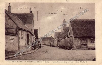 Carte postale ancienne Bercheres la Maingot — Berchères-Saint-Germain (Eure-et-Loir)