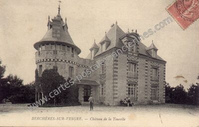 Carte postale ancienne Château de la Tourelle — Berchères-sur-Vesgre (Eure-et-Loir)