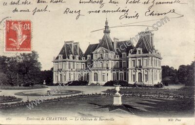 Carte postale ancienne Baronville — Béville-le-Comte (Eure-et-Loir)