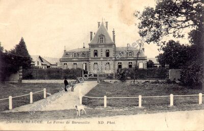 Carte postale ancienne Baronville — Béville-le-Comte (Eure-et-Loir)