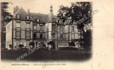 Carte postale ancienne Chateau de Beaurouvre — Blandainville (Eure-et-Loir)
