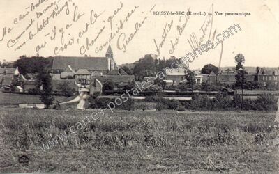 Carte postale ancienne Boissy le Sec — Boissy-lès-Perche (Eure-et-Loir)