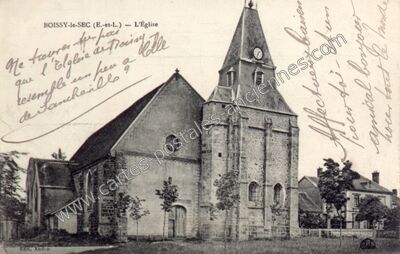 Carte postale ancienne Boissy le Sec — Boissy-lès-Perche (Eure-et-Loir)