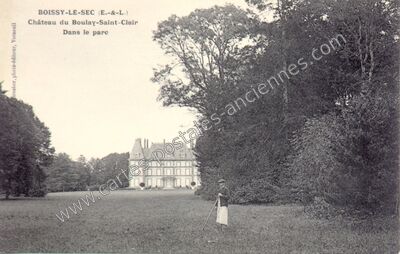 Carte postale ancienne Boissy le Sec — Boissy-lès-Perche (Eure-et-Loir)