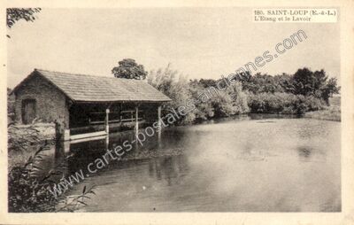 Carte postale ancienne st loup — La Bourdinière-Saint-Loup (Eure-et-Loir)