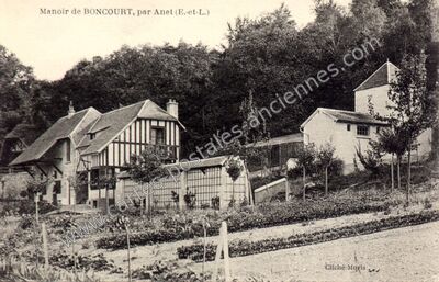 Carte postale ancienne Manoir de BONCOURT — Boncourt (Eure-et-Loir)