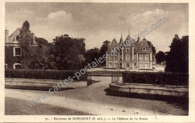 Carte postale ancienne Chateau de la Ronce — Boncourt (Eure-et-Loir)