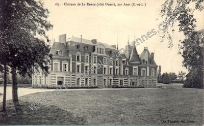 Carte postale ancienne Chateau de la Ronce — Boncourt (Eure-et-Loir)