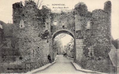 Carte postale ancienne Porte Saint-Roch — Bonneval (Eure-et-Loir)