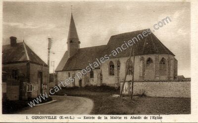Carte postale ancienne Gironville — Gironville et Neuville (Eure-et-Loir)
