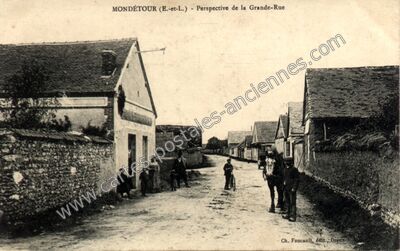 Carte postale ancienne Mondetour — Boullay les Deux Eglises (Eure-et-Loir)