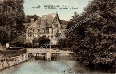 Carte postale ancienne Ruffin — Bréchamps (Eure-et-Loir)