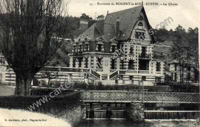 Carte postale ancienne Ruffin — Bréchamps (Eure-et-Loir)