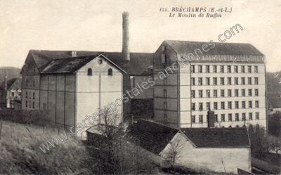 Carte postale ancienne Ruffin — Bréchamps (Eure-et-Loir)