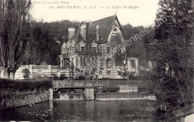 Carte postale ancienne Ruffin — Bréchamps (Eure-et-Loir)