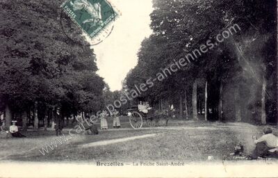 Carte postale ancienne La Friche Saint-André — Brezolles (Eure-et-Loir)