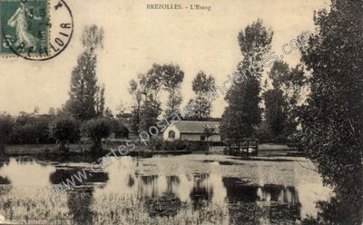 Carte postale ancienne L'Etang — Brezolles (Eure-et-Loir)
