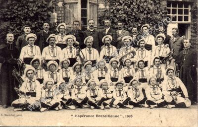 Carte postale ancienne Espérance Brezollienne — Brezolles (Eure-et-Loir)