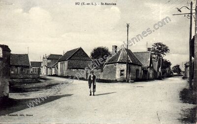 Carte postale ancienne St-Antoine — Bû (Eure-et-Loir)