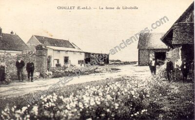 Carte postale ancienne Lievreville — Challet (Eure-et-Loir)