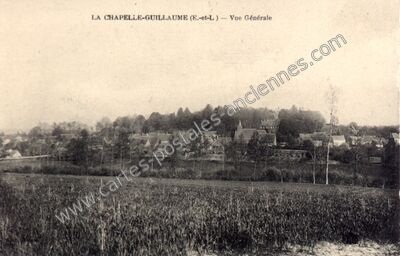 Carte postale ancienne Vue Générale — Chapelle-Guillaume (Eure-et-Loir)