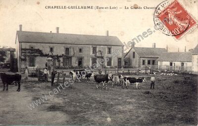 Carte postale ancienne La Grande Cheverie — Chapelle-Guillaume (Eure-et-Loir)