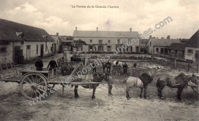 Carte postale ancienne La Ferme de la Grande Chevrie — Chapelle-Guillaume (Eure-et-Loir)