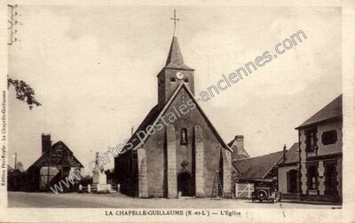 Carte postale ancienne L'Eglise — Chapelle-Guillaume (Eure-et-Loir)