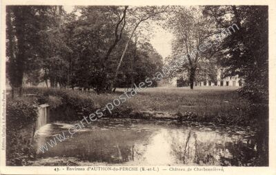 Carte postale ancienne Chateau de Charbonnieres — Charbonnières (Eure-et-Loir)