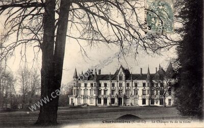 Carte postale ancienne Chateau de Charbonnieres — Charbonnières (Eure-et-Loir)