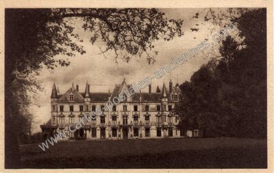 Carte postale ancienne Chateau de Charbonnieres — Charbonnières (Eure-et-Loir)