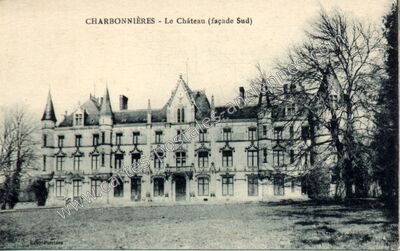 Carte postale ancienne Chateau de Charbonnieres — Charbonnières (Eure-et-Loir)