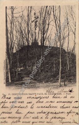 Carte postale ancienne Institution Saint-Paul — Chartres (Eure-et-Loir)