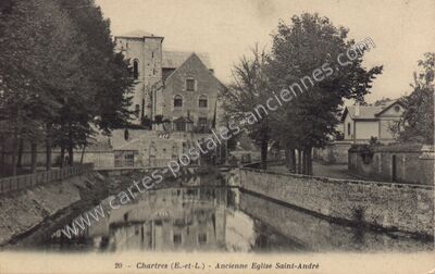 Carte postale ancienne Ancienne Eglise Saint-André — Chartres (Eure-et-Loir)