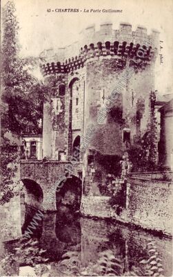 Carte postale ancienne La Porte Guillaume — Chartres (Eure-et-Loir)