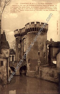 Carte postale ancienne La Porte Guillaume — Chartres (Eure-et-Loir)