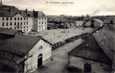 Carte postale ancienne Quartier Rapp — Chartres (Eure-et-Loir)