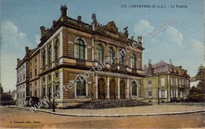 Carte postale ancienne Le Théâtre — Chartres (Eure-et-Loir)