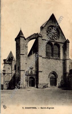 Carte postale ancienne Saint-Aignan — Chartres (Eure-et-Loir)