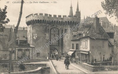 Carte postale ancienne La Porte Guillaume — Chartres (Eure-et-Loir)