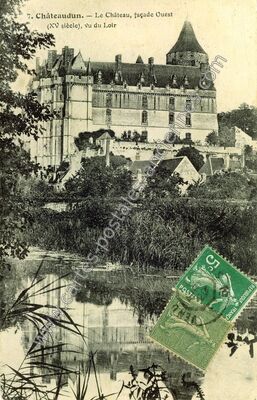 Carte postale ancienne Chateau de Chateaudun — Châteaudun (Eure-et-Loir)