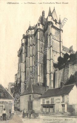 Carte postale ancienne Chateau de Chateaudun — Châteaudun (Eure-et-Loir)