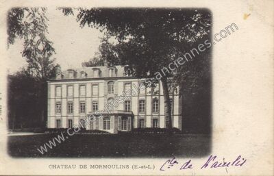 Carte postale ancienne Chateau de Mormoulins — Chaudon (Eure-et-Loir)