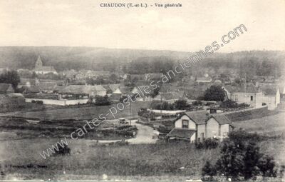 Carte postale ancienne Vue générale — Chaudon (Eure-et-Loir)