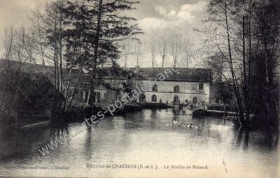 Carte postale ancienne Le Moulin de Boizard — Chaudon (Eure-et-Loir)