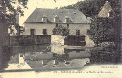 Carte postale ancienne Mormoulins — Chaudon (Eure-et-Loir)