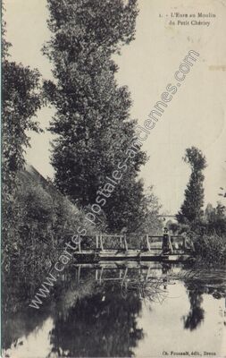 Carte postale ancienne Patit Cherisy — Cherisy (Eure-et-Loir)
